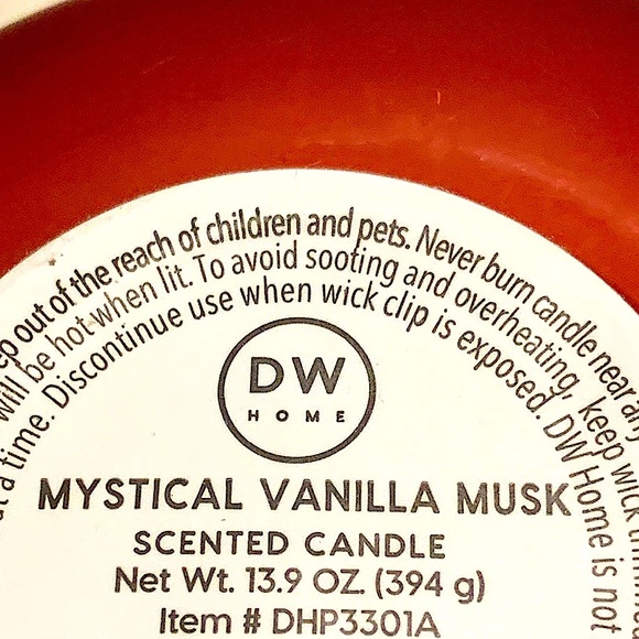 DW HOME CANDLE MYSTICAL VANILLA MUSK 2 WICK NEW SKELETON MINT - Picture 6 of 6